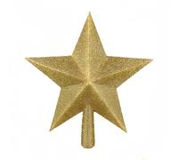 Estrella De Adorno para Árbol De Navidad, Adorno De Árbol De Estrella Dorada, Christmas Tree Topper, Accesorio De La Copa del Árbol De Navidad, para El Abeto, La Copa del Abeto del Árbol