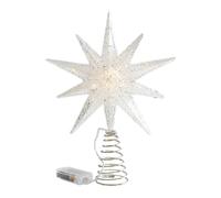 Estrella De Cima De Árbol De Navidad Brillante | Decoraciones De Cima Para De Invierno,Estrella Brillante Para La Parte Del Árbol Con Luces LED - Para Año Nuevo Oficina Casa Bar