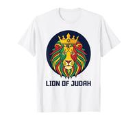 Estrella de David León de Judá Sion Emblema Camiseta