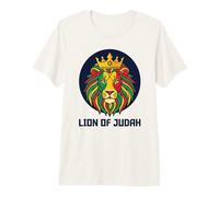 Estrella de David León de Judá Sion Emblema Camiseta Premium