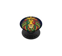 Estrella de David León de Judá Sion Emblema PopSockets PopGrip Adhesivo