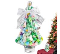 Estrella de deseos con degradado, botella de deseos, botella de la suerte, diseño de estrellas de papel, pequeña botella de estrella para árbol de Navidad con degradado de color, para K