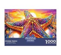 Estrella de mar Puzzles Entretenimiento Creativo Rompecabezas 1000 Piezas Obra De Arte De Juego De para Adultos Y Niños 38x26cm/1000pcs