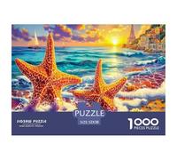 Estrella de mar Puzzles Entretenimiento Creativo Rompecabezas 1000 Piezas Obra De Arte De Juego De para Adultos Y Niños 52x38cm/1000pcs