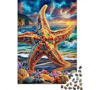 Estrella de mar Rompecabezas 1000 Piezas De Lógica - para Adultos, Niños Y Toda La Familia, Puzzle Juego Didáctico, 52x38cm/1000pcs