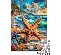 Estrella de mar Rompecabezas 1000 Piezas para Adultos Niño Puzzle De Papel Ecológico, Puzzle De Juguete para Regalo, 52x38cm/1000pcs