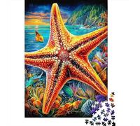 Estrella de mar Rompecabezas 1000 Piezas, Puzzles Imposible, De Juego De para Adultos Y Niños A Partir De 14 Años 70x50cm/1000pcs
