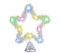 Estrella de Navidad luminosa para árbol, estrella preiluminada con efectos brillantes, decoración estacional para oficina, casa, salón, dormitorio, tiendas, bar | Celebración Año Nuevo