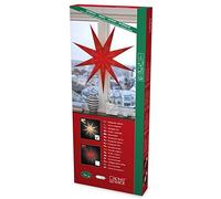 Estrella de Papel Konstsmide para adorno 0.1x115x115 cm solares