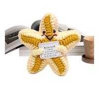Estrella de Peluche terapéutica - Juguete de Peluche de Soporte Suave | Adorable compañero de Punto para niños niñas, Adornos motivadores para el Dormitorio, Escuela y Ocasiones de Regalos