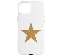 Estrella de Rock Dorada Carcasa para iPhone 15 Plus