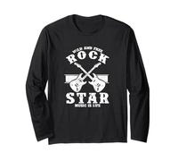 Estrella de Rock Salvaje Manga Larga
