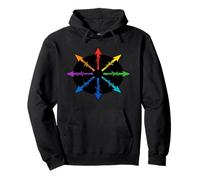 Estrella del caos de alambre de púas Sudadera con Capucha
