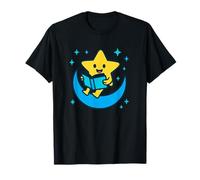 Estrella del Club de Lectura Galáctica en Media Luna para Niños y Maestros Camiseta