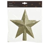 Estrella dorada para árbol de navidad