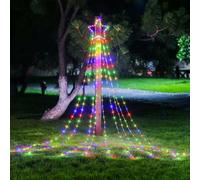 Estrella fugaz eléctrica cascada 3 m - multicolor - IP44-3 m - Translúcido