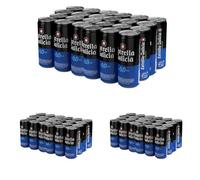 Estrella Galicia 0,0 - Cerveza Lager sin Alcohol, 24 Latas x 33 cl, Sabor Ligero y Refrescante, Aroma a Maltas y Lúpulo, 0% Volumen de Alcohol (Paquete de 3)