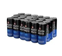 Estrella Galicia 0,0 - Cerveza Lager sin Alcohol, 24 Latas x 33 cl, Sabor Ligero y Refrescante, Aroma a Maltas y Lúpulo, 0% Volumen de Alcohol