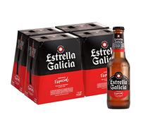 Estrella Galicia Especial - Cerveza Lager Especial, Pack de 24 Botellas x 25 cl, Sabor Ligero y Amargo, Aroma a Lúpulo, 5,5% Volumen de Alcohol