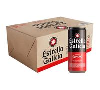 Estrella Galicia Especial - Cerveza Lager Especial, Pack de 24 Latas x 33 cl, Sabor Ligero y Amargo, Aroma a Lúpulo, 5,5% Volumen de Alcohol