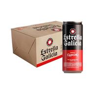 Estrella Galicia Especial - Cerveza Lager Especial, Pack de 24 Latas x 50 cl, Sabor Ligero y Amargo, Aroma a Lúpulo, 5,5% Volumen de Alcohol
