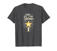 Estrella inspiradora Little Light Shiner Christians for Kids Camiseta, Hombre, Jaspeado Oscuro, XXL