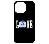 Estrella israelí de David I Love Israel Flag Country Pro Jewish Carcasa para iPhone 15 Pro Max