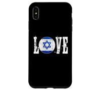 Estrella israelí de David I Love Israel Flag Country Pro Jewish Carcasa para iPhone XS Max