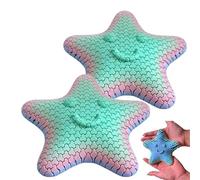 Estrella juguetona Flexible Impresa en 3D, Estrellas sensoriales transformables para aliviar la ansiedad y el estrés, Estrellas sensoriales expandidas, Lindo y Relajante Juguete (2pcs)