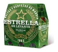 ESTRELLA L.CERVEZA PACK-6 1/4 CL.