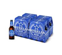 Estrella Levante | Sin Alcohol | Color Tostado | Malta Pilsen | Malta Caramelo | Caja 24 Botellas x 25 cl