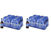 Estrella Levante | Sin Alcohol | Color Tostado | Malta Pilsen | Malta Caramelo | Caja 24 Botellas x 25 cl (Paquete de 2)