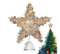Estrella para árbol de Navidad - Decoración navideña iluminada para árbol de vacaciones, decoración para propietarios de casas, entusiastas del bricolaje, decoración para el árbol de Navidad | Para S
