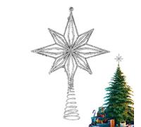 Estrella Punta Para Árbol De Navidad | Decoración Moderna Para El Hogar,Estrella Para Árbol De Navidad Decoración Fiestas | Para Fiestas Navideñas Mesa Estantería Oficina Apartamento Restaurante