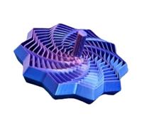 Estrella Sensorial 3D Antiestrés | Decoración De Oficina Calmante - Juego Sensorial de Ilusión Óptica en Forma de Estrella | Idea de Regalo para Casa Oficina Aula y Viajes