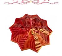 Estrella Sensorial Expandible Impresa En 3D, Hexágono Antiestrés con Asas, Juguete Antiestrés con Forma De Estrella para Aliviar La Frustración, Cumpleaños Y Fiestas (#3,S)