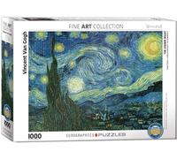 Estrellada Noche Furgoneta Gogh 1000pc Puzle Rompecabezas Por Eurographics