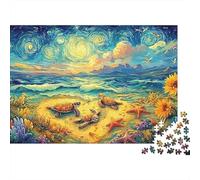 Estrellary Tortuga Marinas Puzzle - 500 Piece Fotos Bonitas Juego Mental, Reto Relajante & Decoración Hogar Premium (para Todos 12+ Años)