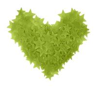 Estrellas brillantes | Estrellas de techo | Estrellas de techo | Estrellas fluorescentes de 100 piezas para techo y pared | Pegatinas que no dejan rastro para decoración de habitación de juguetes para