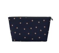 Estrellas Brillantes Rosadas Azul Oscuro y Oro Rosa estrelladas, Bolsa de artículos de tocador Bolsa de Maquillaje Bolsa de cosméticos Bolsa de artículos de tocador de Viaje portátil