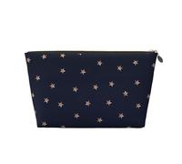 Estrellas Brillantes Rosadas Azul Oscuro y Oro Rosa estrelladas, Bolsa de Maquillaje Bolsa de cosméticos Bolsa de artículos de tocador de Viaje portátil Bolsa de artículos de tocador