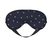 Estrellas brillantes rosadas azul oscuro y oro rosa estrelladas, Cubreojos completos Antifaz bloqueador de luz Antifaz para dormir Antifaz suave con los ojos vendados Noche