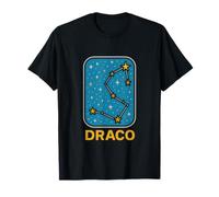 Estrellas Constelación Draco Retro Astronomía Unisex Galaxy Camiseta
