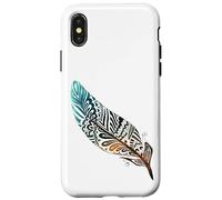 Estrellas de Colores de Plumas de Indios nativos Americanos, Carcasa para iPhone X/XS