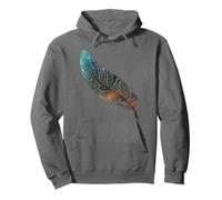 Estrellas de Colores de Plumas de Indios nativos Americanos, Sudadera con Capucha