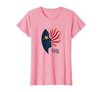 Estrellas en mis Ojos, Rayas en mi Mente Camiseta, Mujer, Rosado, 3XL