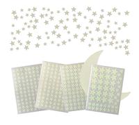 Estrellas Fluorescentes para Techo. Conjunto realista sin puntos sin cuadrados. Pegatinas Infantiles de pared en forma de Estrella y Luna. Adhesivos Decoración Fluorescente habitación niño
