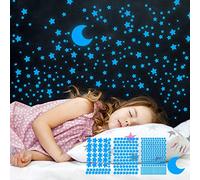 Estrellas Fluorescentes Pegatinas de Pared Decorativas, Cielo Estrellado Brillante Decoración Perfecta para Niños Adhesivos Decoración para Dormitorio Infantil