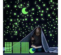 Estrellas Fluorescentes Pegatinas de Pared Decorativas, Cielo Estrellado Brillante Decoración Perfecta para Niños Adhesivos Decoración para Dormitorio Infantil