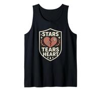 Estrellas lágrimas corazón Camiseta sin Mangas